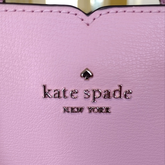 NWT Kate Spade Small Triple Compartment Satchel  Tippy soft Pink Bag - Picture 4 of 17